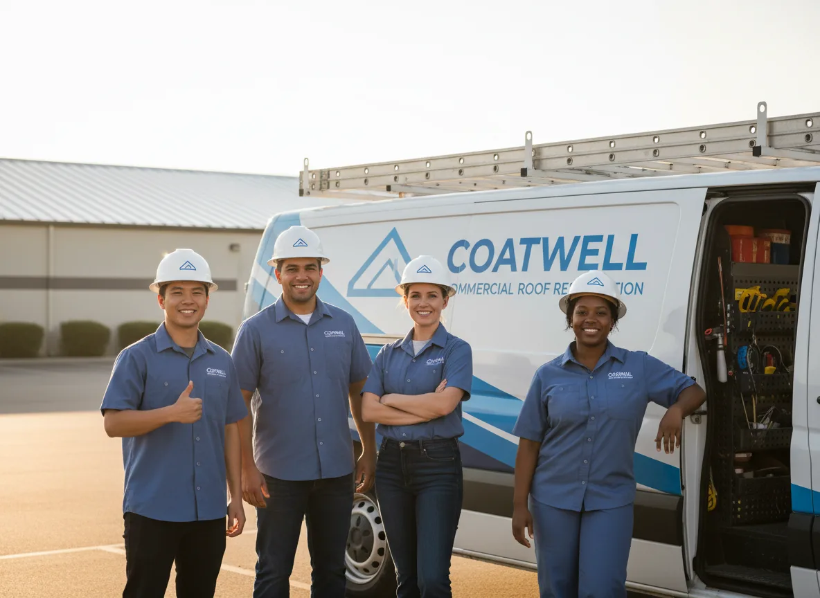 Commercial roof coating company in Bailey, NC